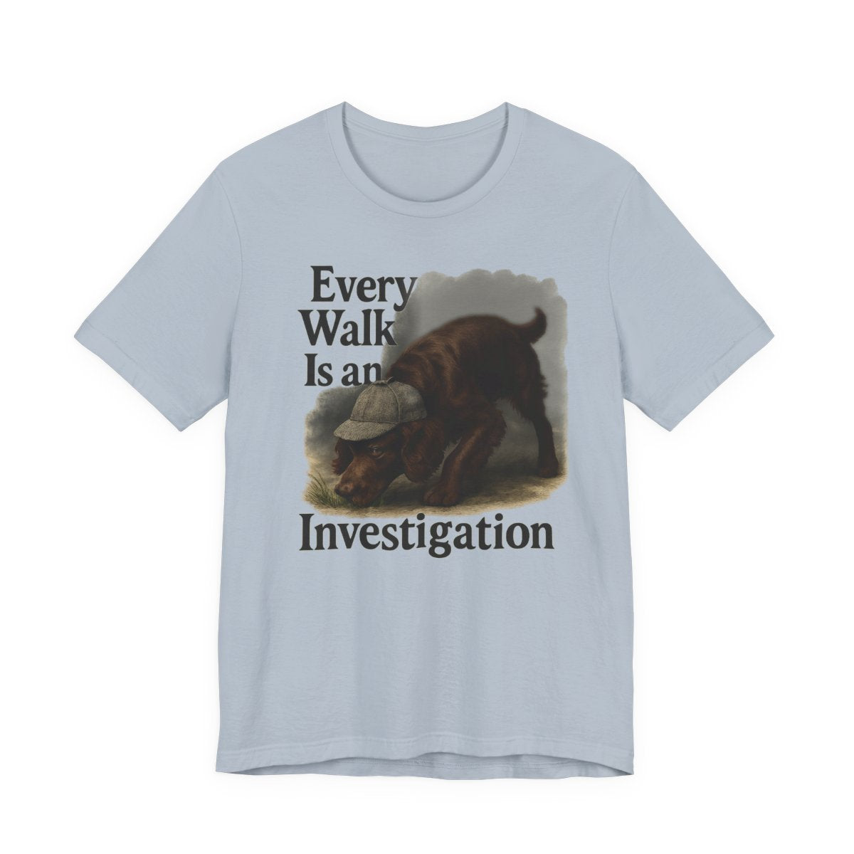 Boykin Spaniel Every Walk Is an Investigation T-shirt