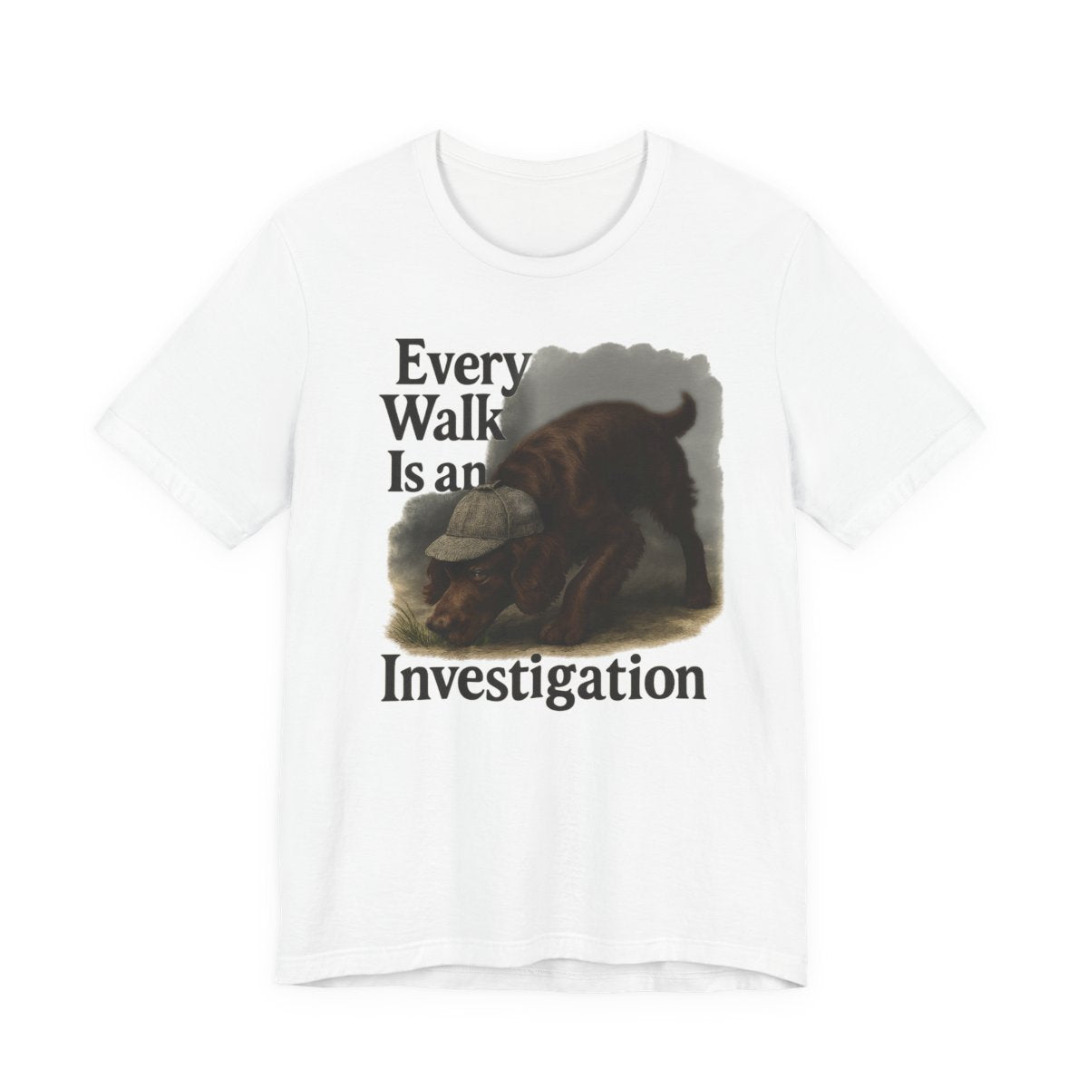 Boykin Spaniel Every Walk Is an Investigation T-shirt