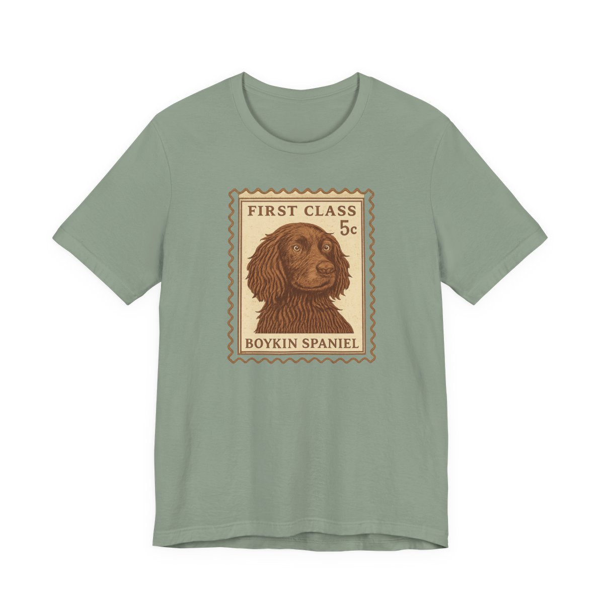 Boykin Spaniel First Class Stamp T-shirt