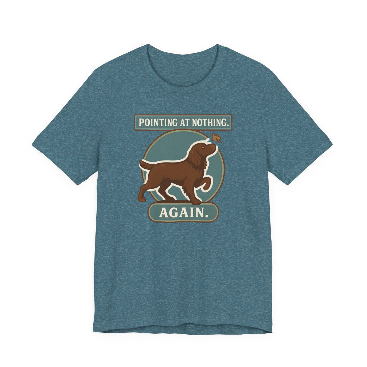 Boykin Spaniel Pointing at Nothing Again T-shirt