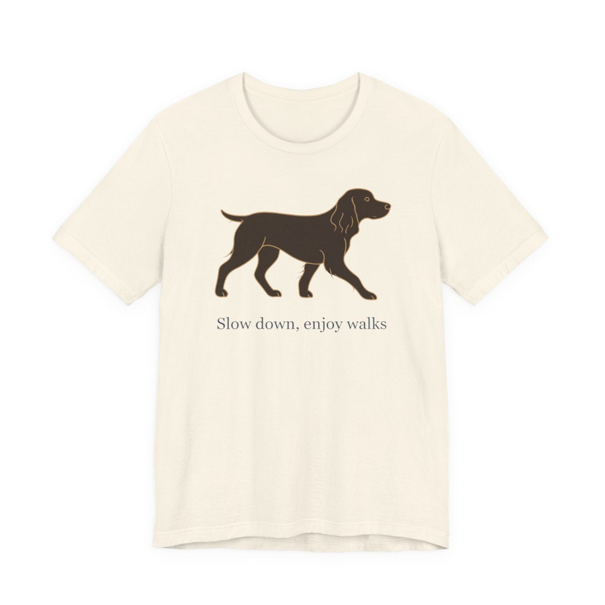 Boykin Spaniel Slow Down Enjoy Walks t-shirt, view 3