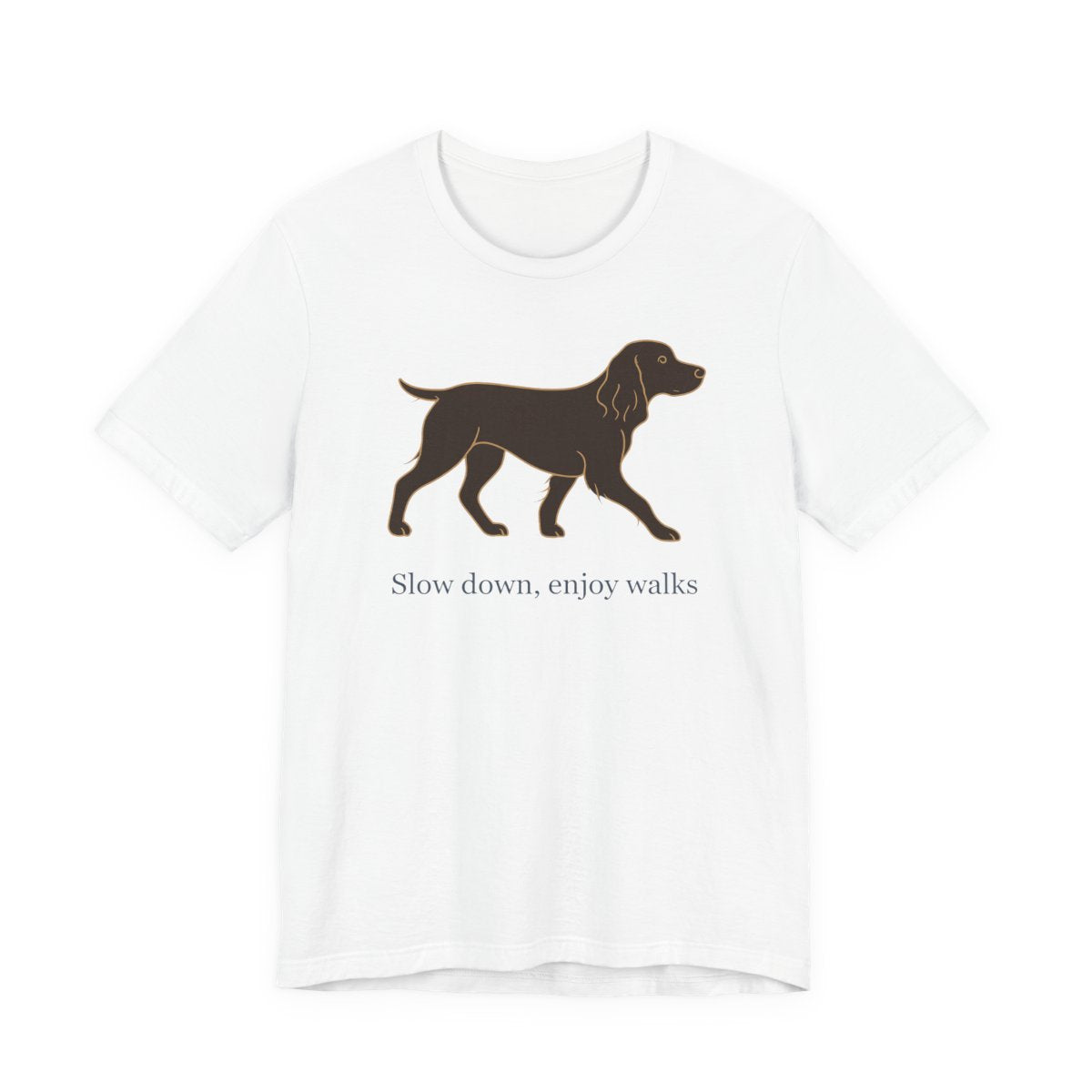 Boykin Spaniel Slow Down Enjoy Walks t-shirt, view 5