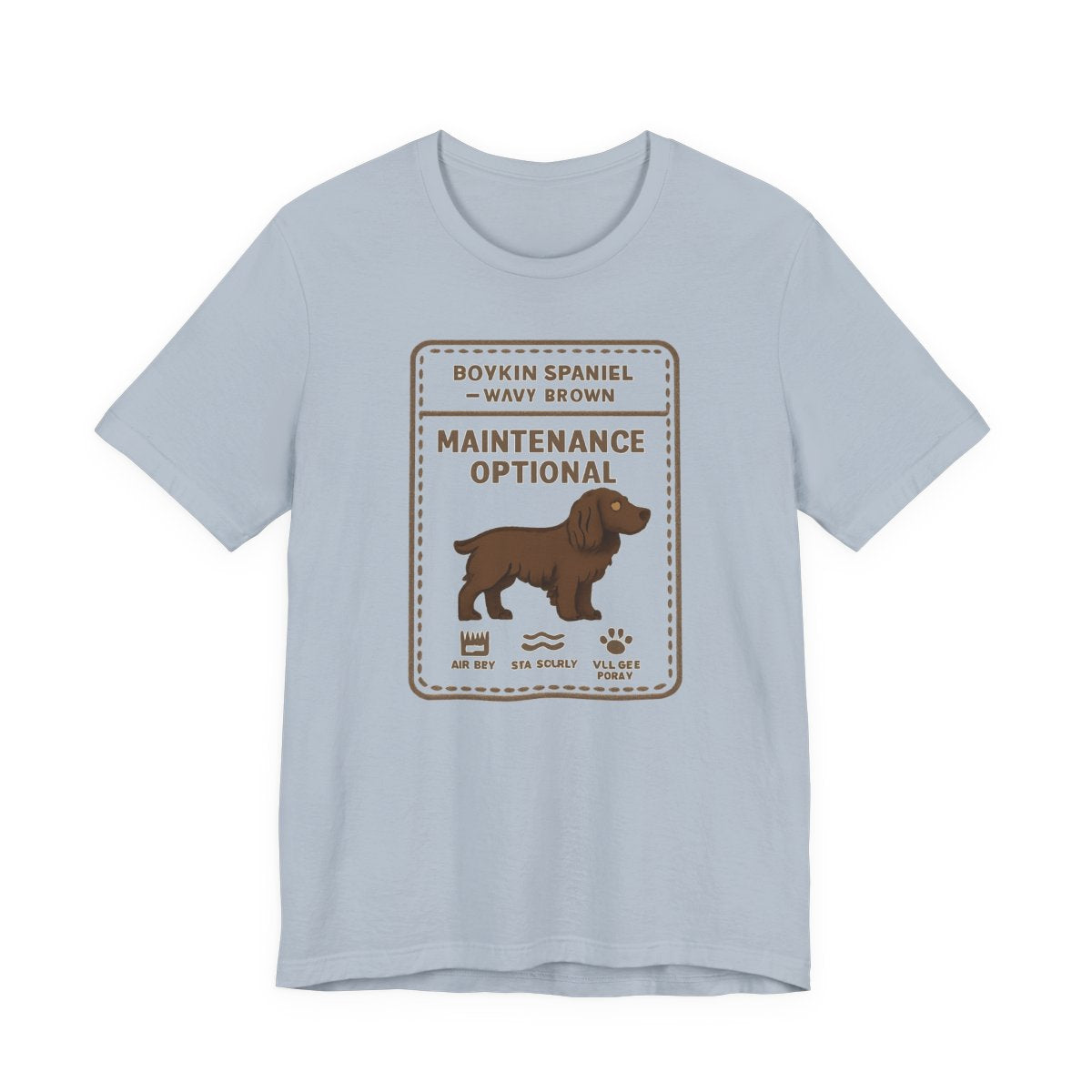 Boykin Spaniel Topknot Maintenance Optional t-shirt, view 7