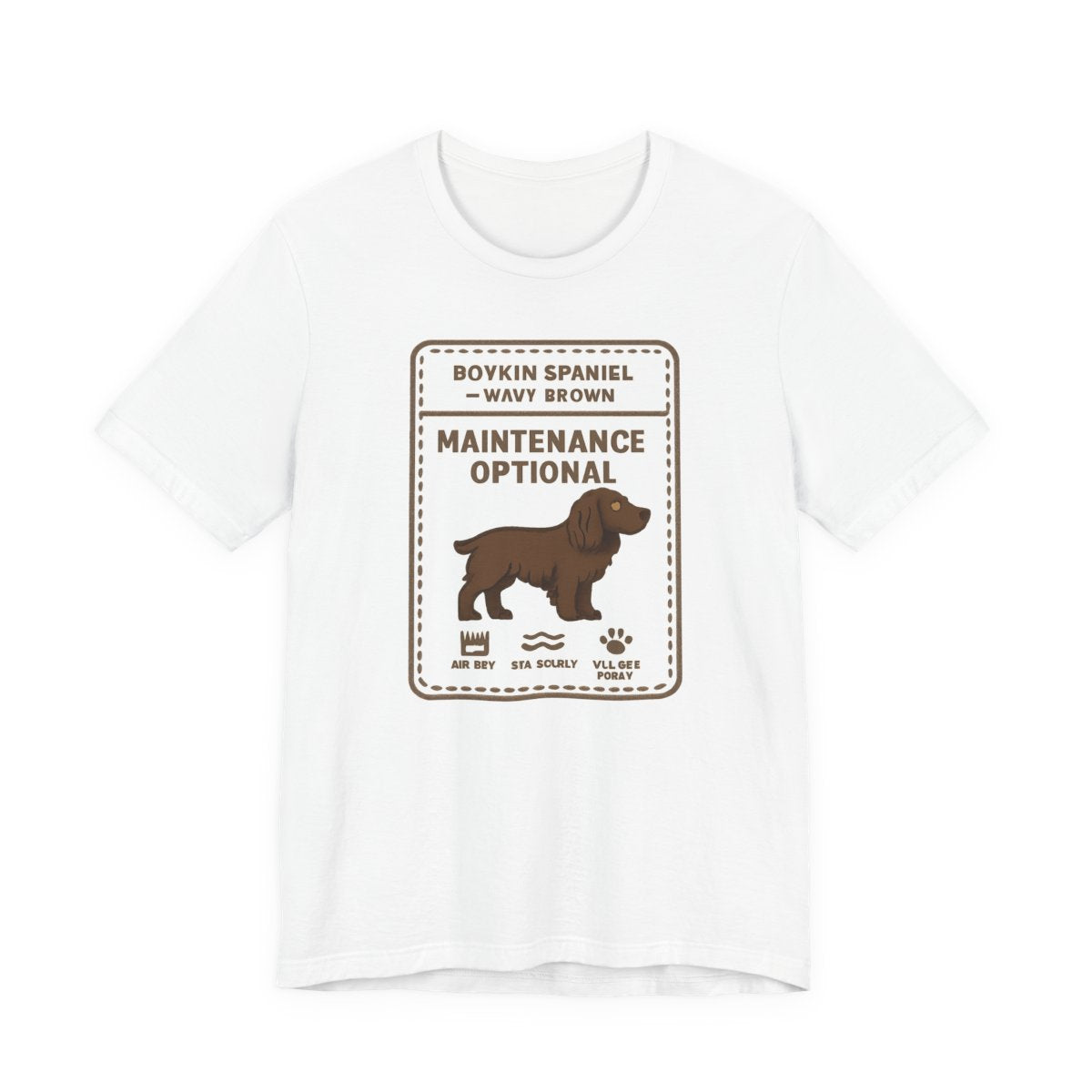 Boykin Spaniel Topknot Maintenance Optional t-shirt, view 5