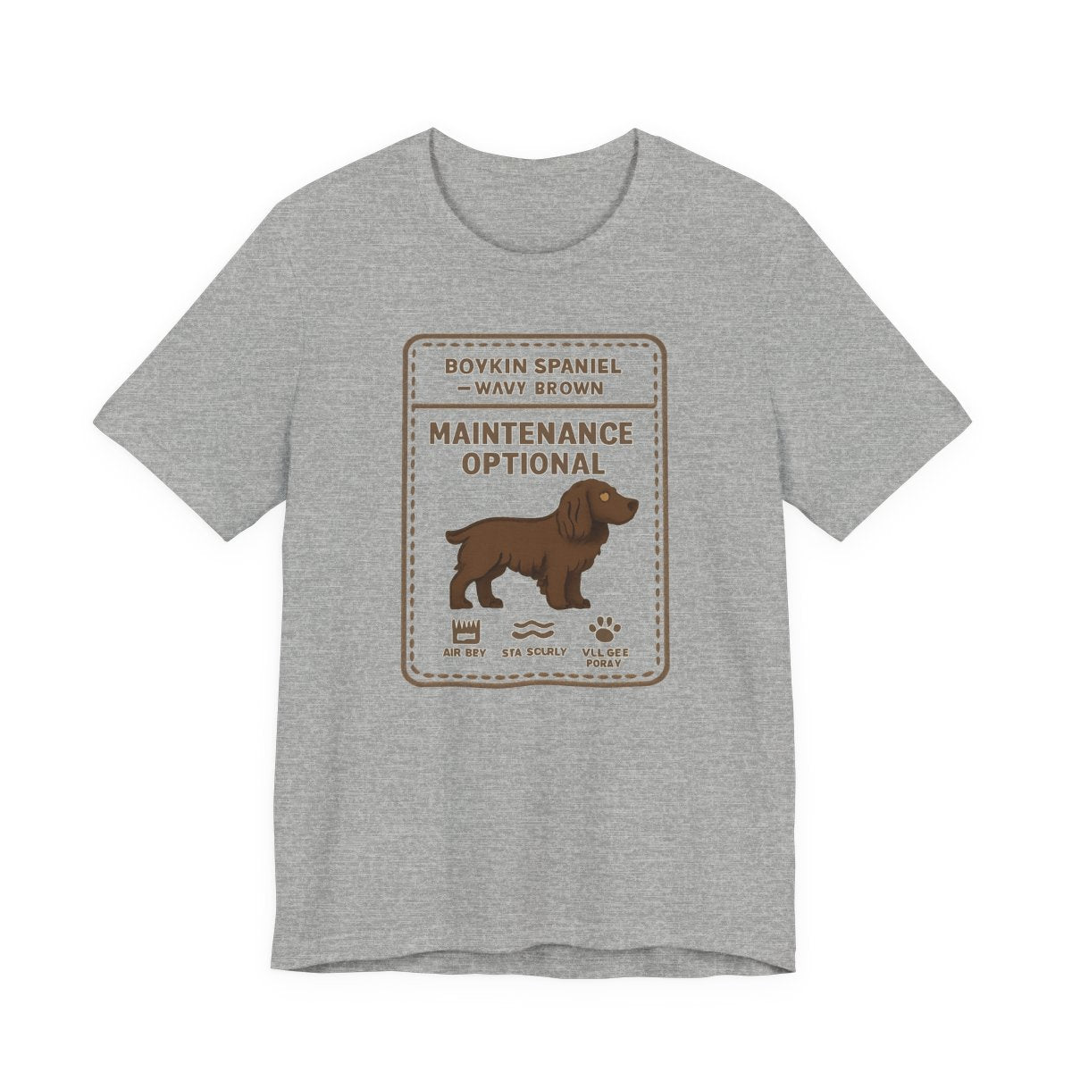 Boykin Spaniel Topknot Maintenance Optional t-shirt, view 8
