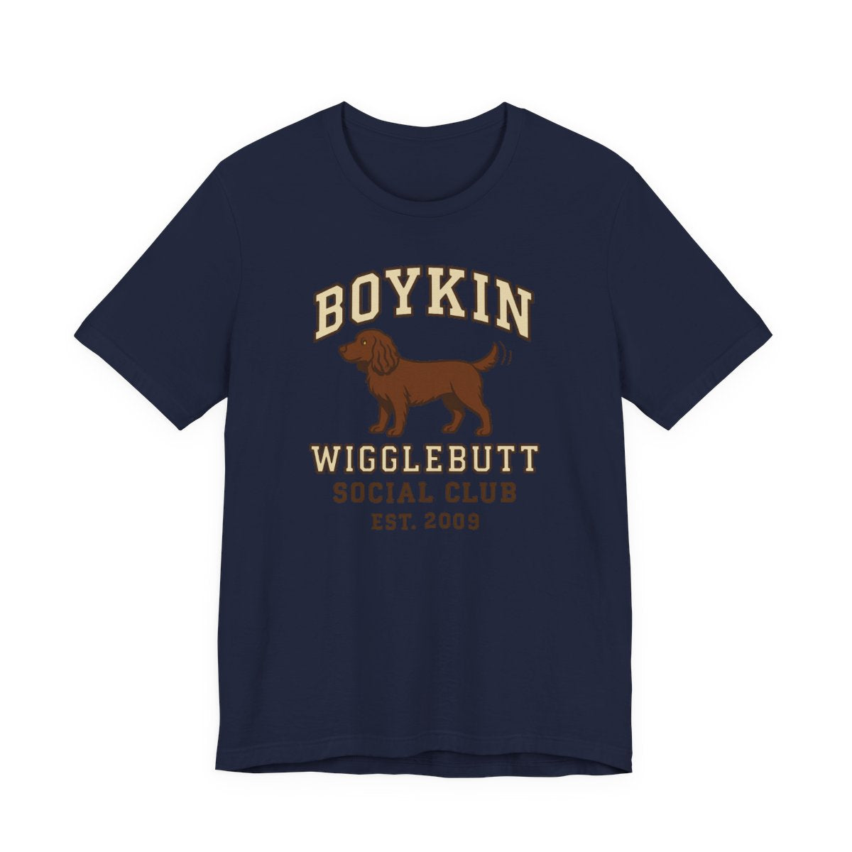 Boykin Spaniel Wigglebutt Social Club t-shirt, view 3