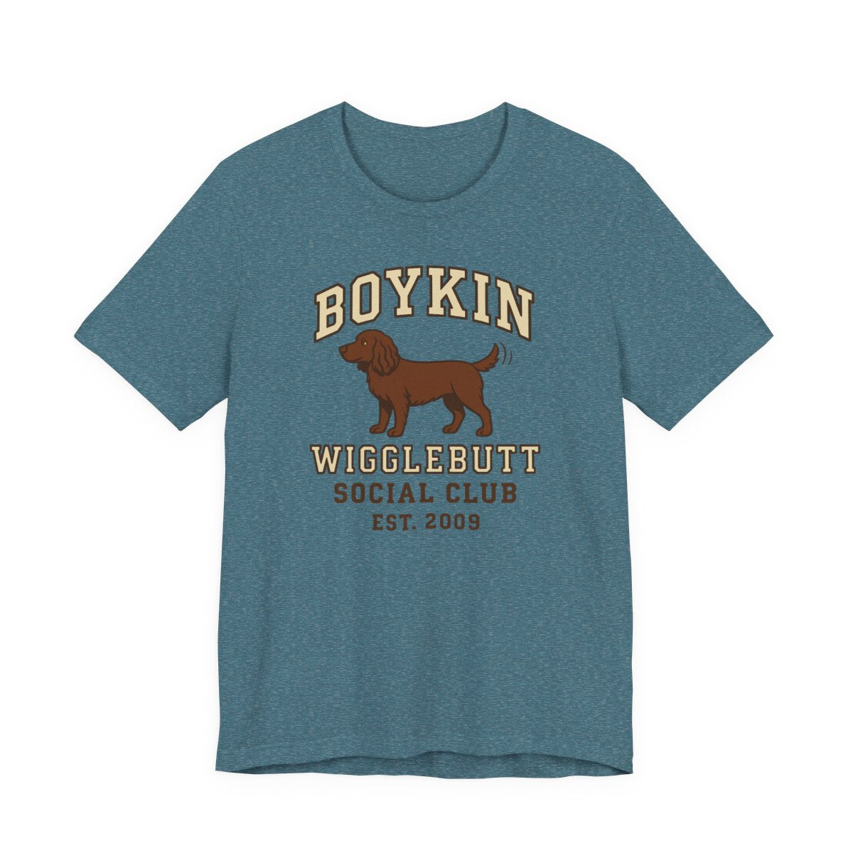 Boykin Spaniel Wigglebutt Social Club t-shirt, view 7
