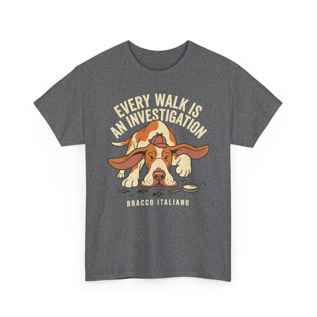 Bracco Italiano Sleuth T-shirt, alternate front view