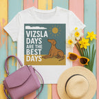 Vizsla Days Best Days Retro Graphic t-shirt