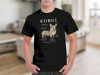 Corgi Diagram Design T-shirt with Fun Facts