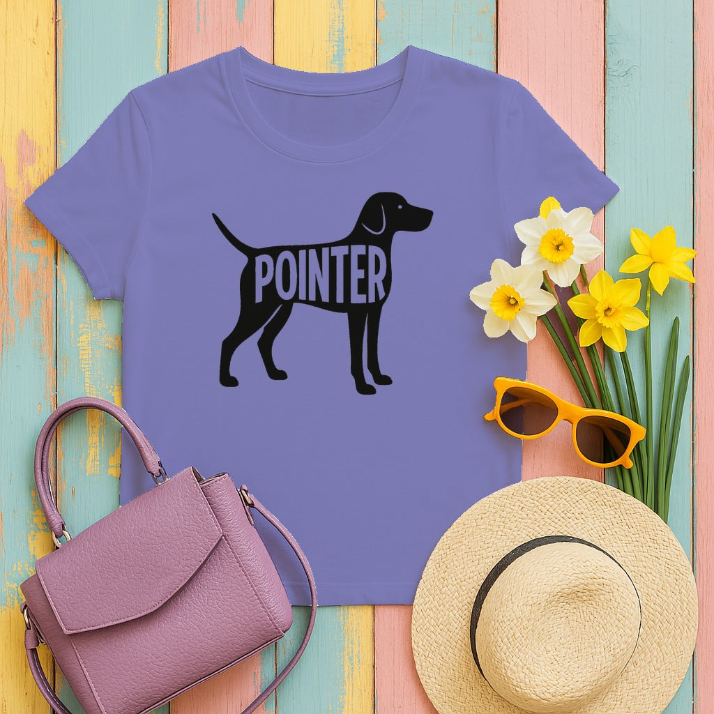 The Pointer Profile Premium T-Shirt in Violet
