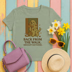 cocker spaniel leaf-souvenirs tee flat lay hero
