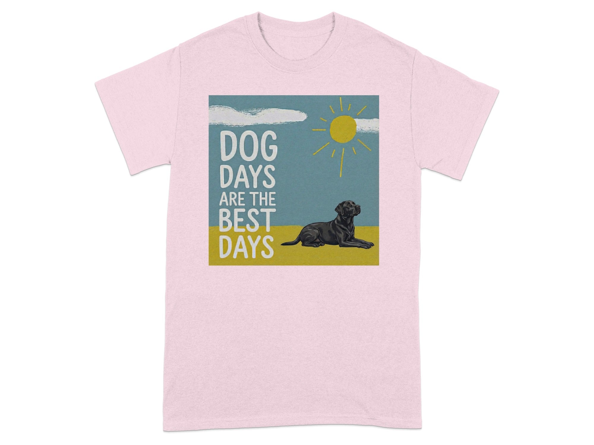 Dog Days Are The Best Days T-Shirt graphic product