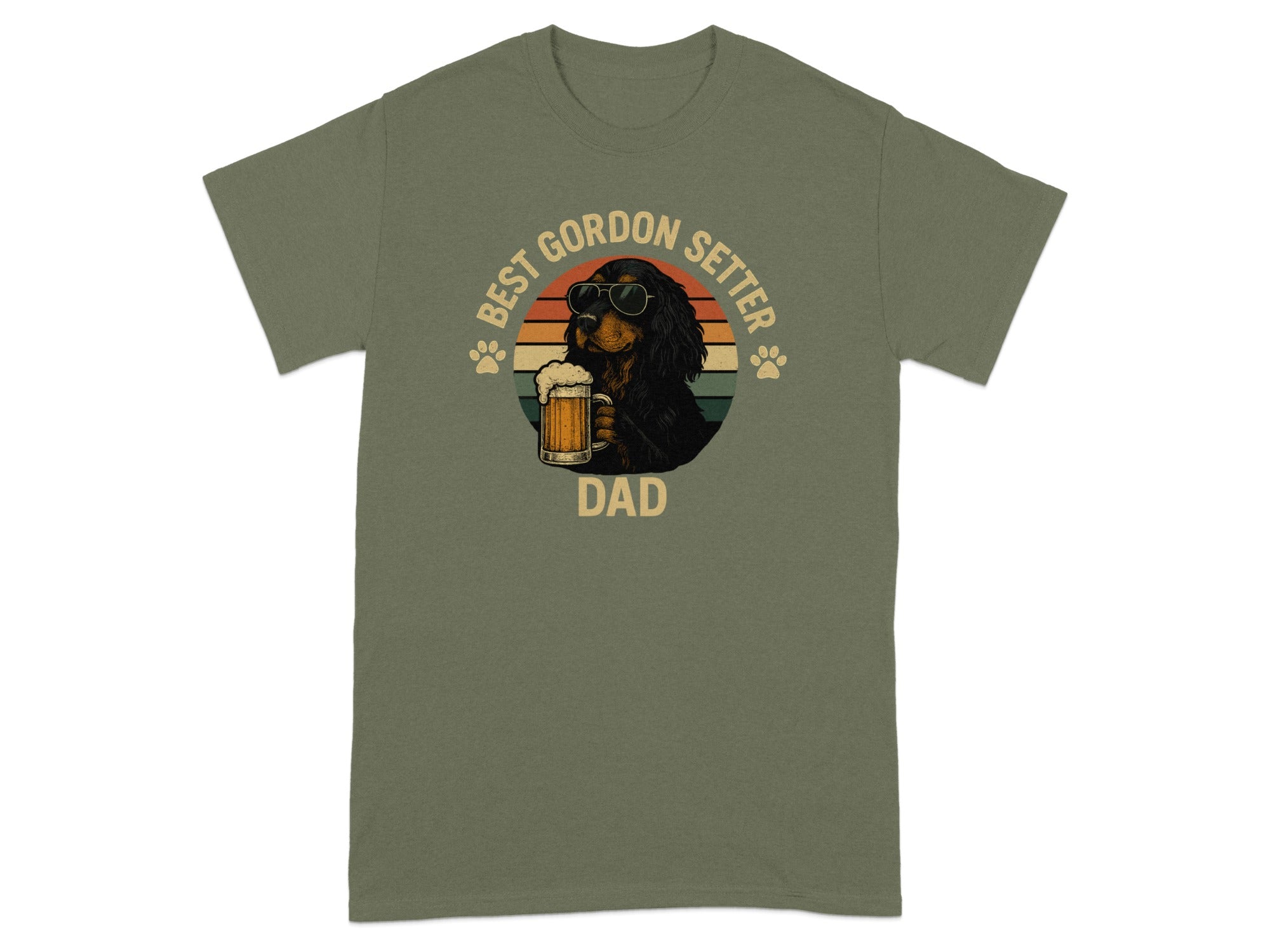 Best Gordon Setter Dad Graphic T-Shirt