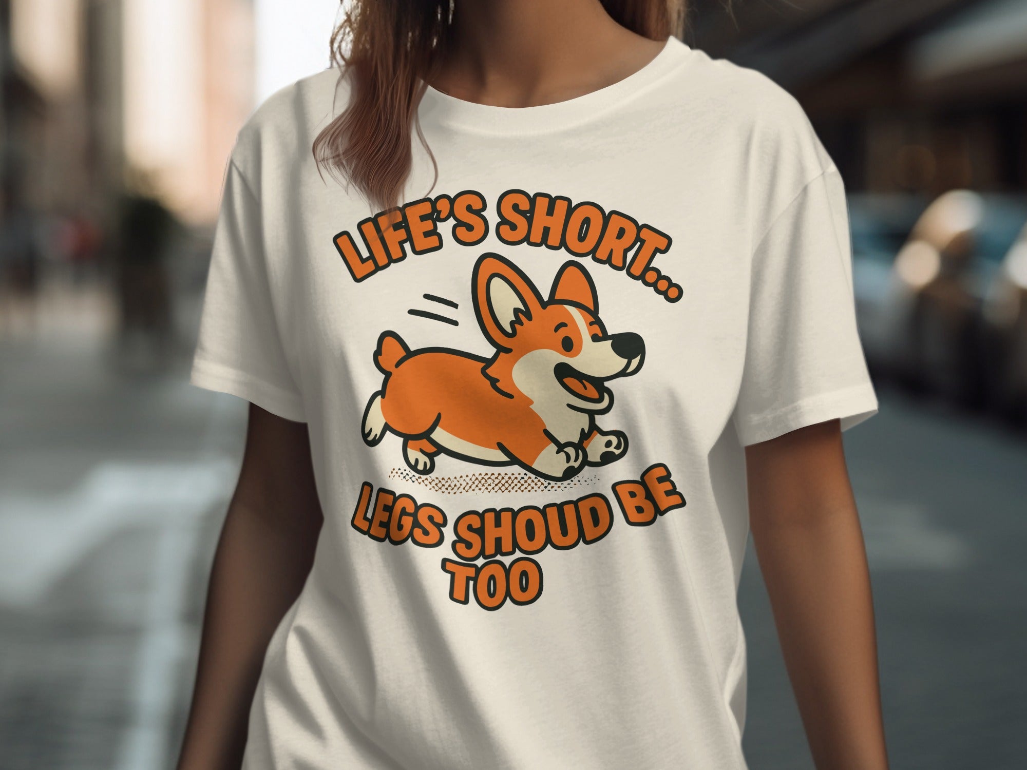 Life's Short Legs Should Be Too Corgi Graphic T-Shirt