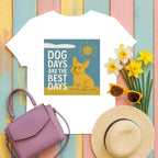 Dog Days Are the Best Days French Bulldog T-Shirt T-shirt