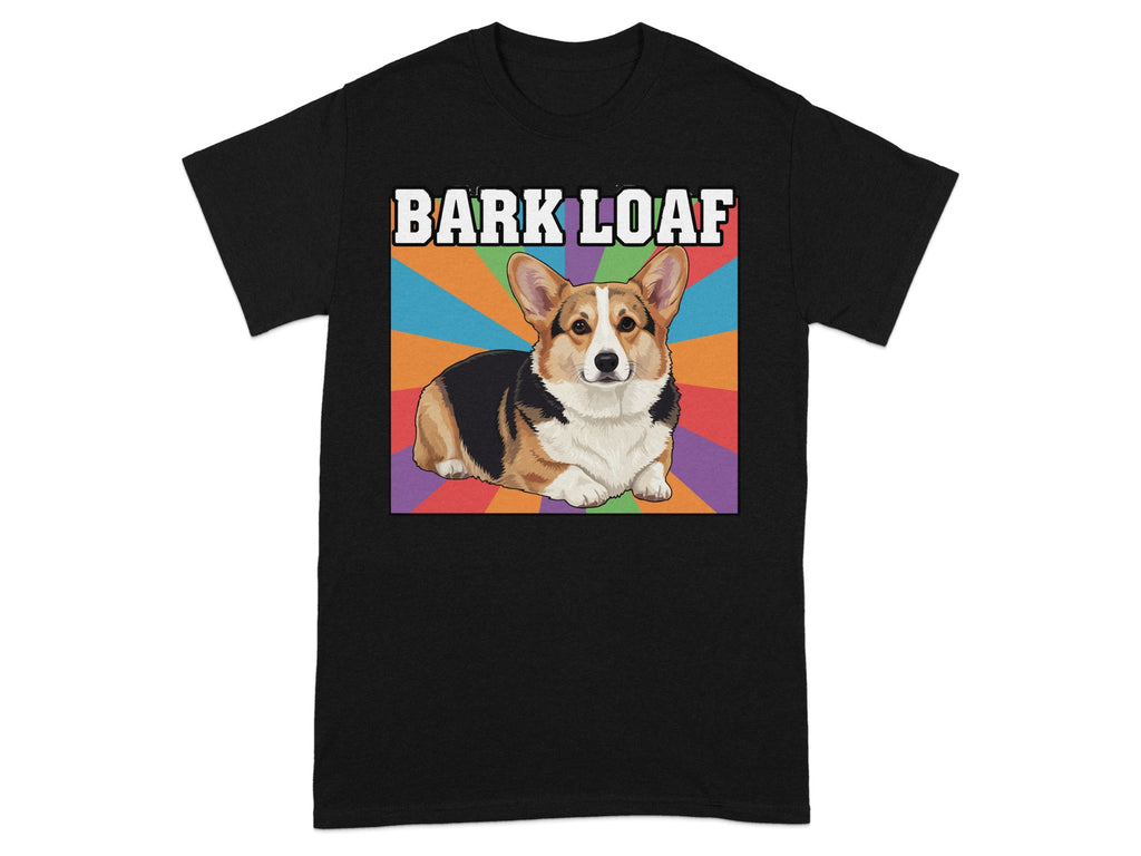 Bark Loaf Corgi Retro Graphic Tee Shirt