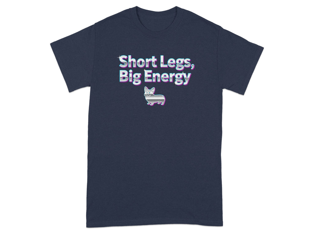 Short Legs Big Energy Corgi Graphic T-Shirt