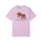 Live free dig holes dog graphic tee for dog lovers