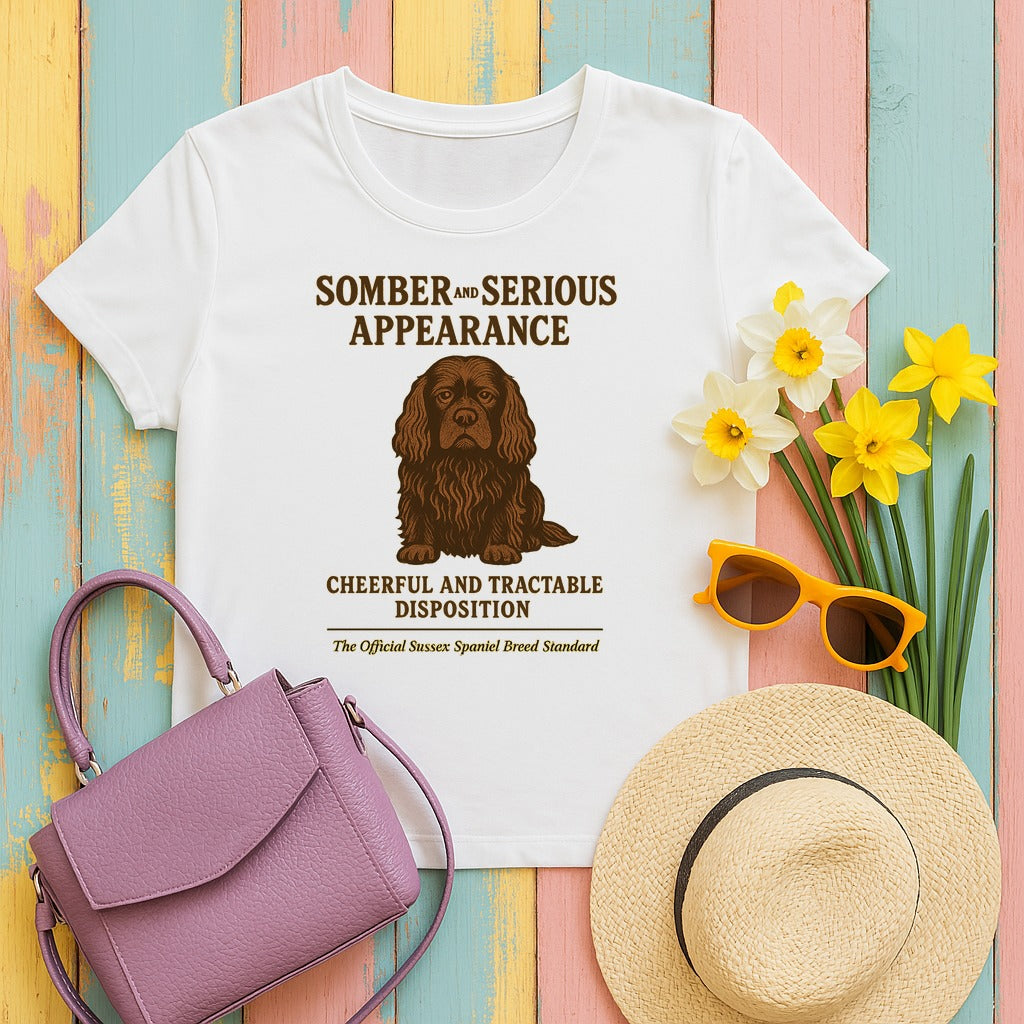 Sussex Somber And Serious Appearance Tee in White