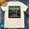 Stay Wild Schnauzer T-Shirt in Natural