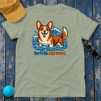 Surfs Up Legs Arent Corgi T-Shirt — Sage