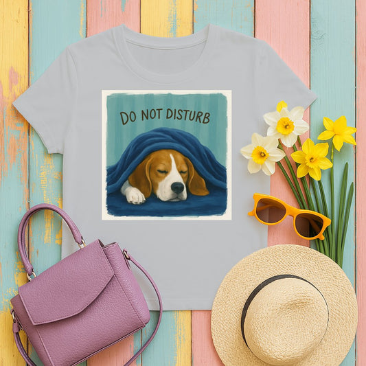 Do Not Disturb Sleeping Dog Graphic T-Shirt product