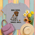 GWP Big Dog Small Ball Tee in Athletic Heather