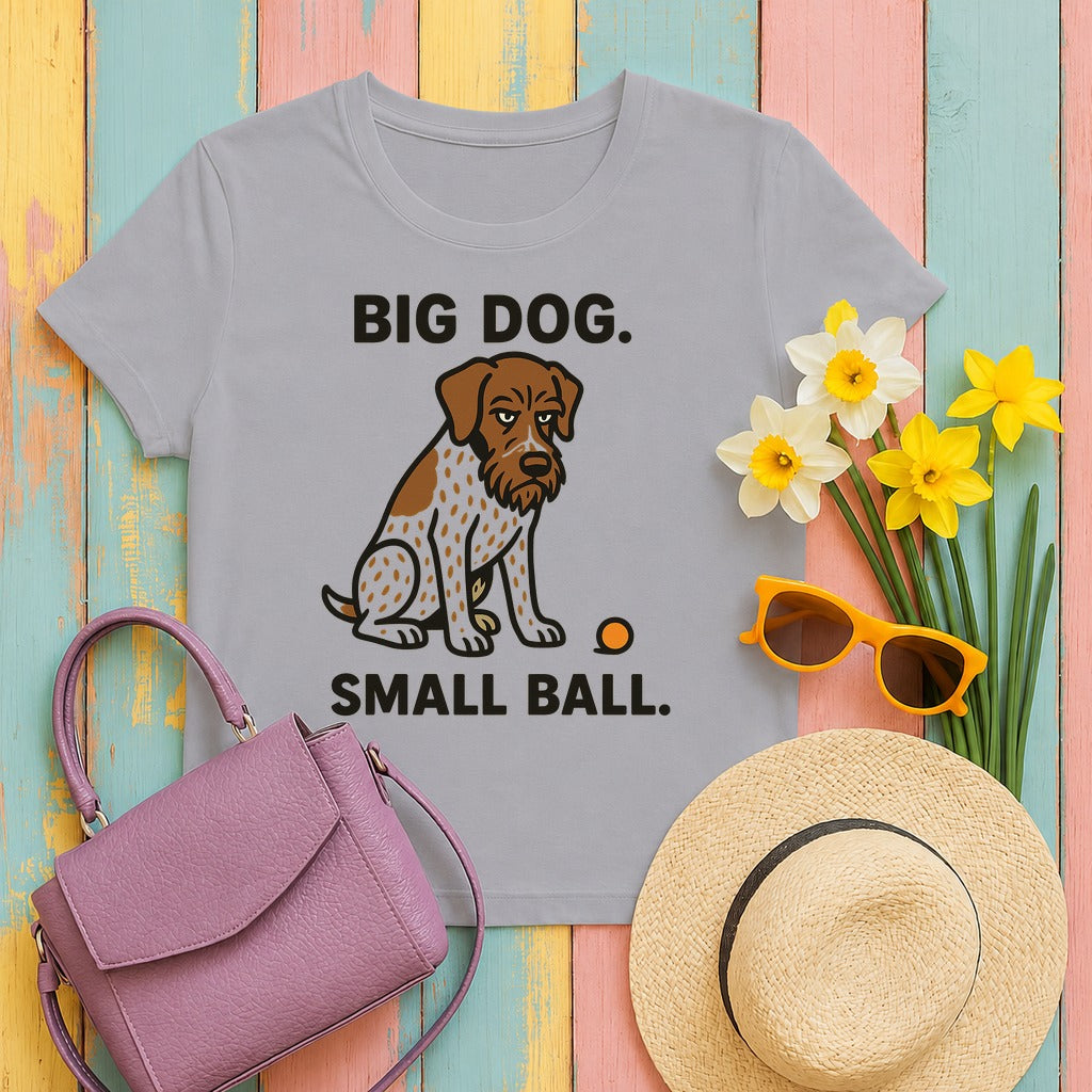 GWP Big Dog Small Ball Tee in Athletic Heather