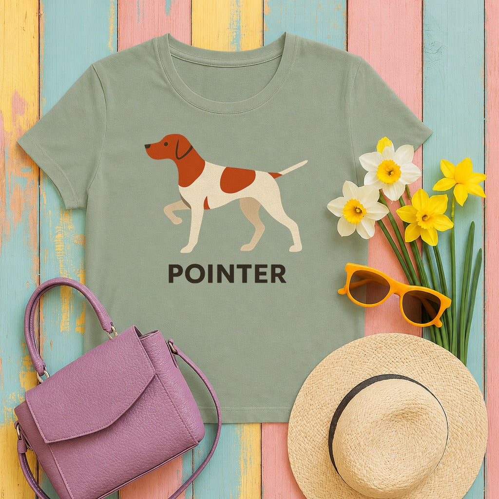 Pointer Silhouette T-shirt in Sage