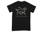 Slow Down Enjoy Walks Dog Tee Comfortable Wear