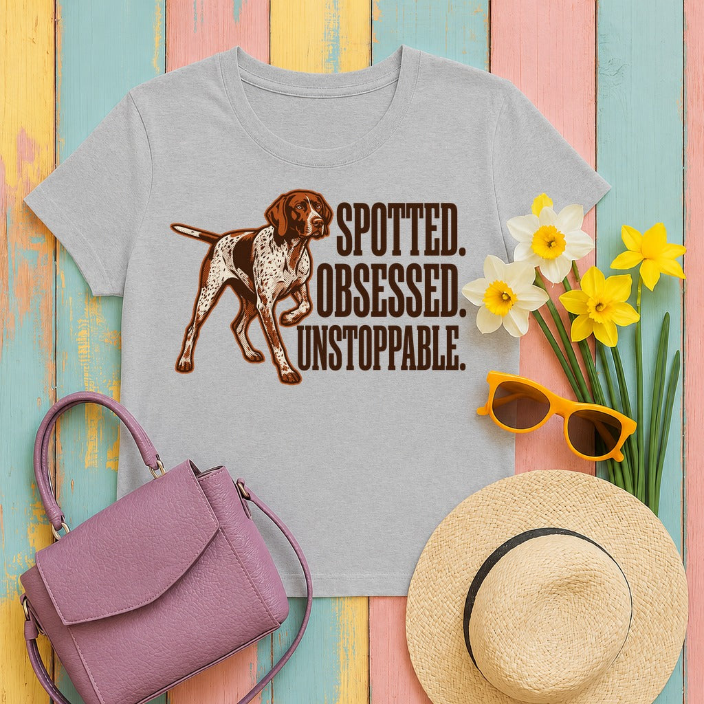 Spotted. Obsessed. Unstoppable. GSP T-Shirt in Sport Grey