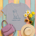 Flat-Coat Forever a Puppy Tee in Athletic Heather
