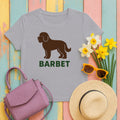 Barbet Silhouette Tee in Athletic Heather