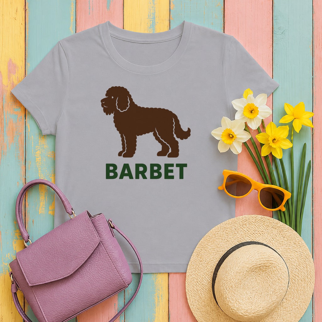 Barbet Silhouette Tee in Athletic Heather