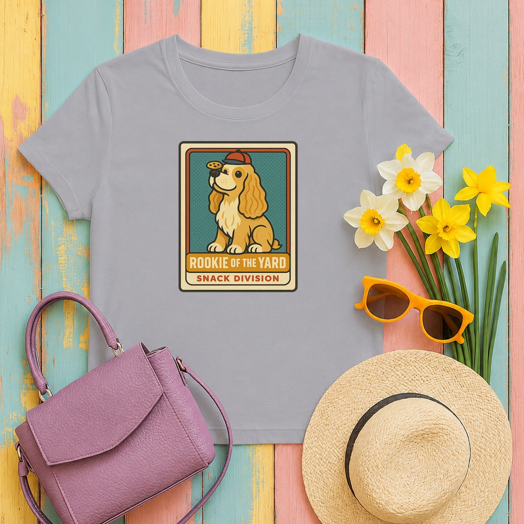 Cocker Rookie of the Yard Tee in Athletic Heather