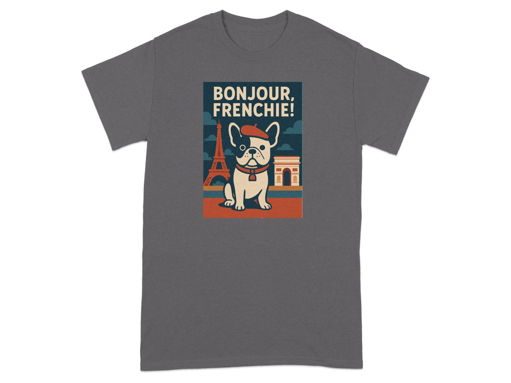Bonjour Frenchie Graphic Tee Shirt Product