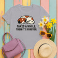 Kooikerhondje Takes A While Tee in Athletic Heather