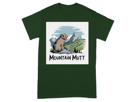 Mountain Mutt Graphic Tee Design T-Shirt Product Type
