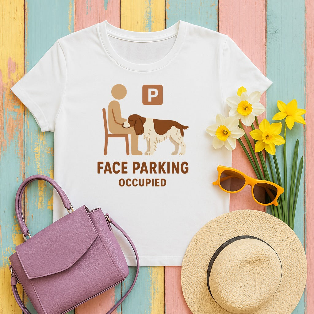 Springer Face Parking Tee in White