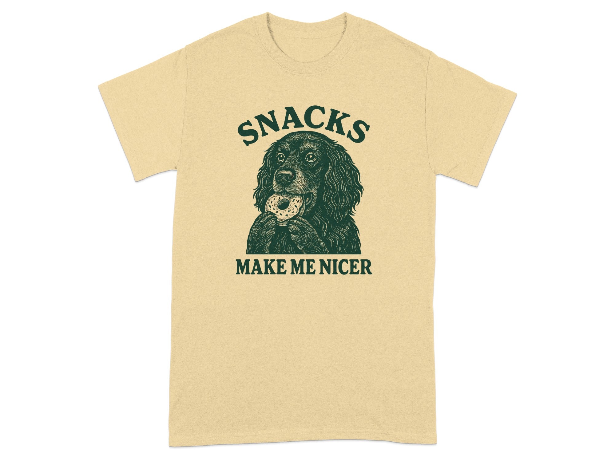 Snacks Make Me Nicer Graphic Tee