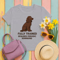 Field Spaniel Requires Periodic Reminding Tee in Athletic Heather
