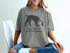 Stay Curious Sniff Everything Dog Graphic Shirt