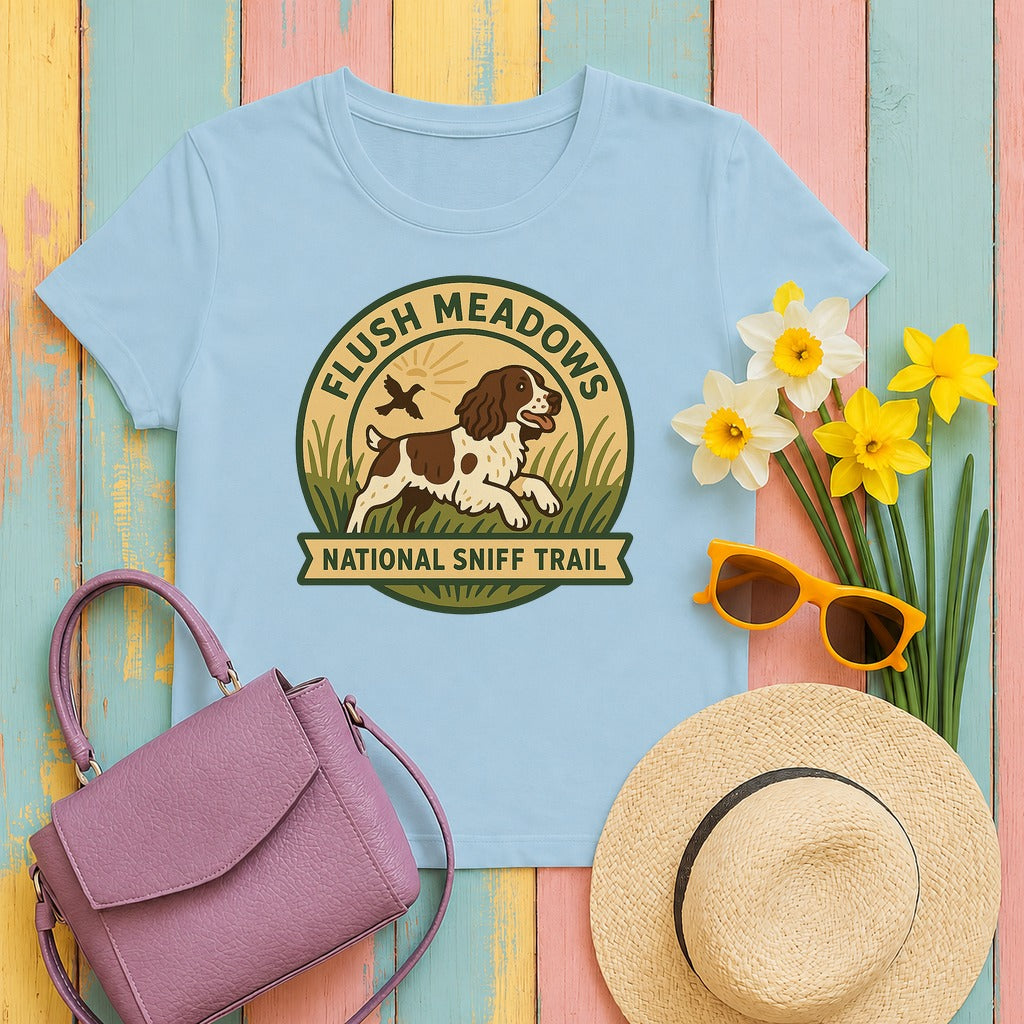 Springer Flush Meadows Tee in Light Blue