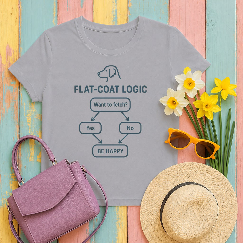 Flat-Coat Logic Flowchart Tee in Athletic Heather