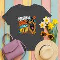 Personal Space Is A Myth Tervuren T-shirt in Dark Heather