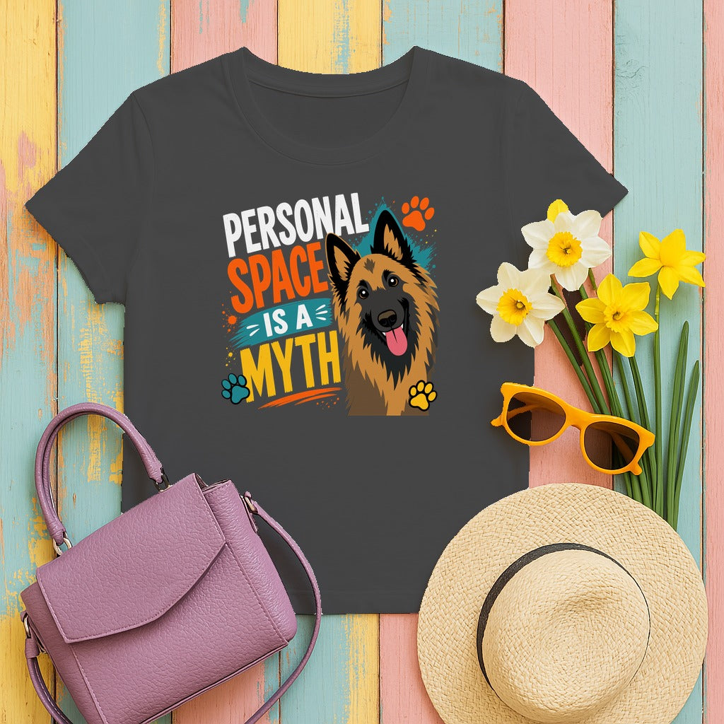 Personal Space Is A Myth Tervuren T-shirt in Dark Heather