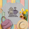 Poodle Power & Coffee Charm t-shirt