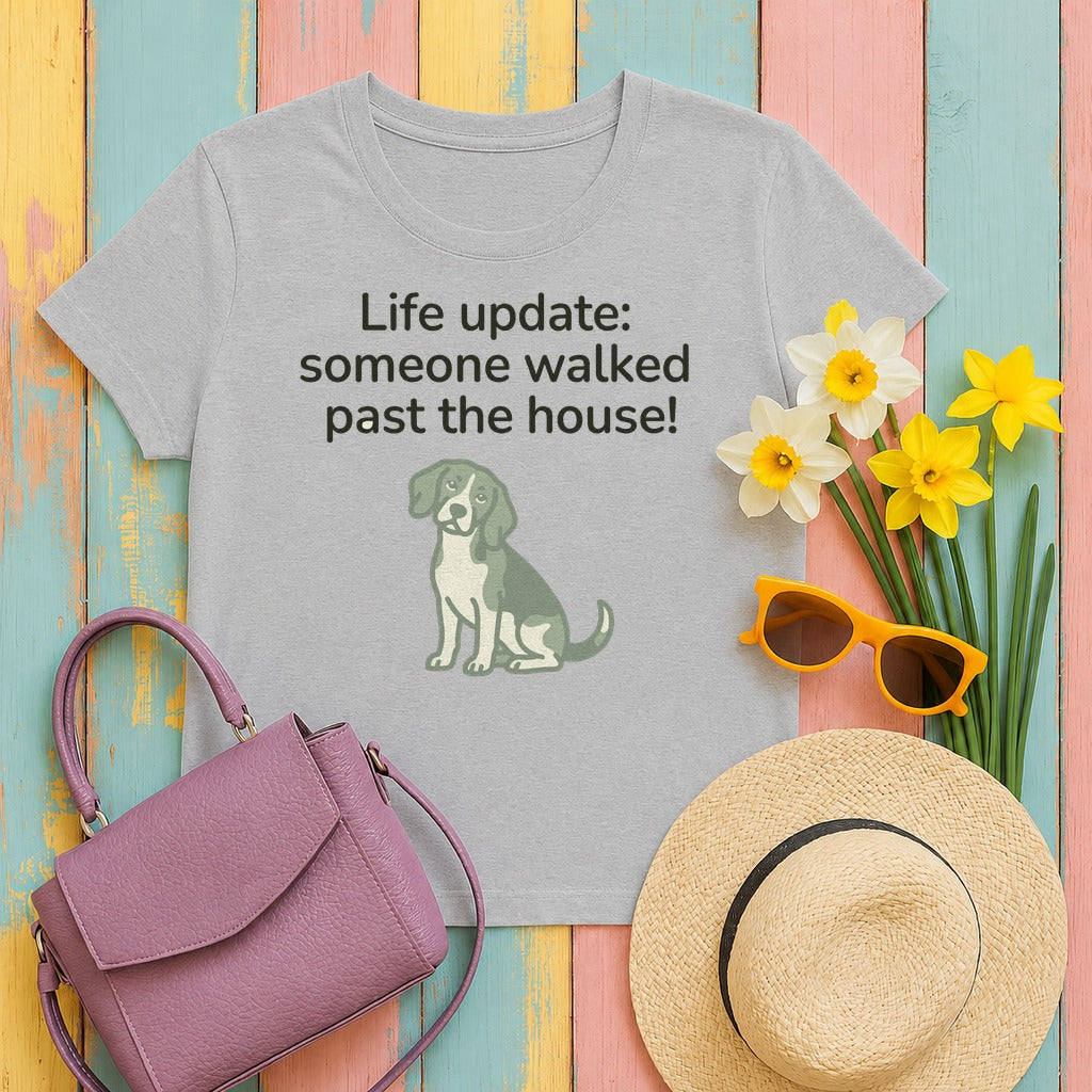 Beagle Someone Walked Past The House! T-Shirt in Sport Grey