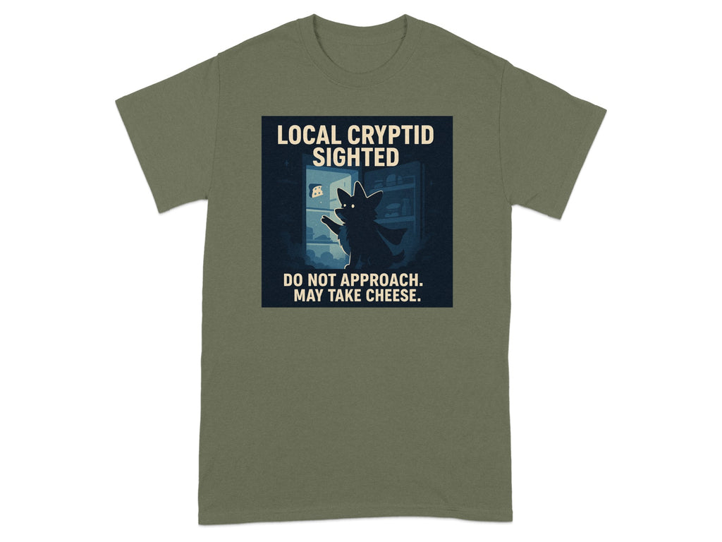 Local Cryptid Sighted Do Not Approach Funny Shirt